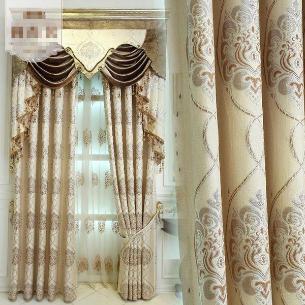 custom curtains european living room modern study jacquard curtain precision jacquard luxury romantic blackout curtain e232
custom curtains european living room modern study jacquard curtain precision jacquard luxury romantic blackout curtain e232