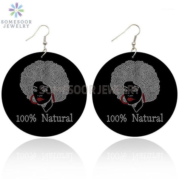 somesoor soul sister 100% natural hair wooden drop earrings god's beautiful daughter black afro arts printed for women gifts1, Silver
somesoor soul sister 100% natural hair wooden drop earrings god's beautiful daughter black afro arts printed for women gifts1, Silver