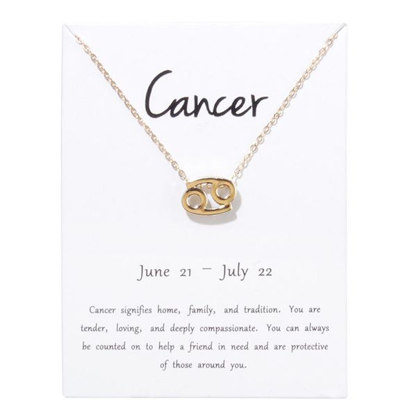 women 12 constellations necklace pendant cancer leo virgo libra scorpio capricorn birthday gifts with white card necklaces, Silver
women 12 constellations necklace pendant cancer leo virgo libra scorpio capricorn birthday gifts with white card necklaces, Silver