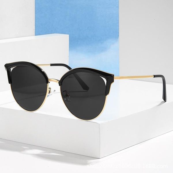 sunglasses spot fashion online celebrity cat's eye polarized tr frame metal for men and women, White;black
sunglasses spot fashion online celebrity cat's eye polarized tr frame metal for men and women, White;black
