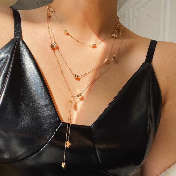pendant necklaces boho cute heart choker necklace for women gold clavicle long chain statement collar female chocker fashion jewelry, Silver
pendant necklaces boho cute heart choker necklace for women gold clavicle long chain statement collar female chocker fashion jewelry, Silver