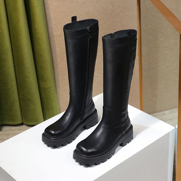 2021 new pu leather platform knee high square toe zipper long boots autumn winter keep warm women shoes big size 34-43 ph3e, Black
2021 new pu leather platform knee high square toe zipper long boots autumn winter keep warm women shoes big size 34-43 ph3e, Black
