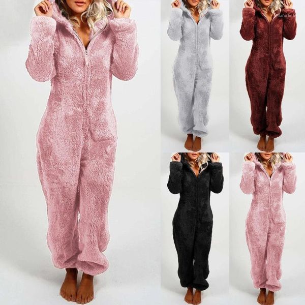 4xl women casual solid color jumpsuit 2020 summer winter plush romper pajamas long sleeve zipper hooded thick warm jumpsuit1, Black;white
4xl women casual solid color jumpsuit 2020 summer winter plush romper pajamas long sleeve zipper hooded thick warm jumpsuit1, Black;white