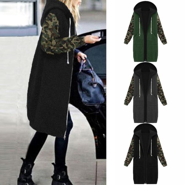 women warm winter fleece jackets parka coat overcoat long jacket women outwear zipper female jackets s-5xl plus size sweatshirt, Black;brown
women warm winter fleece jackets parka coat overcoat long jacket women outwear zipper female jackets s-5xl plus size sweatshirt, Black;brown