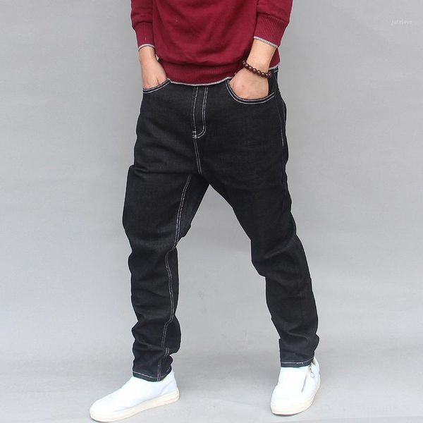 fashion streetwear men jeans black color loose fit casual denim harem pants flash designer hip hop jeans men wide leg trousers1, Blue
fashion streetwear men jeans black color loose fit casual denim harem pants flash designer hip hop jeans men wide leg trousers1, Blue