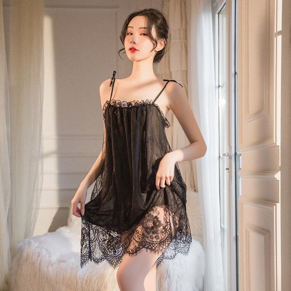 women's sleepwear see through underwear night gown with g-string nightwear erotic lingerie robe women sling lace dress pijama, Black;red
women's sleepwear see through underwear night gown with g-string nightwear erotic lingerie robe women sling lace dress pijama, Black;red