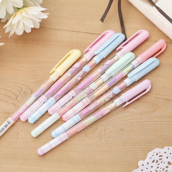 1pcs new cute 0.8mm 6 colors ink color p gel pen stationery office learning pen wedding gift for kids1
1pcs new cute 0.8mm 6 colors ink color p gel pen stationery office learning pen wedding gift for kids1