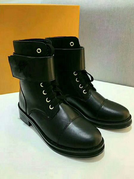 new style women brand buckle martin boots cow sheepskin ankle boots vintage fashion casual, Black
new style women brand buckle martin boots cow sheepskin ankle boots vintage fashion casual, Black