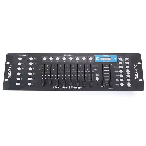 new 192ch dmx512 dj led black precision stage light controller (ac 100-240v) metal material fast delivery
new 192ch dmx512 dj led black precision stage light controller (ac 100-240v) metal material fast delivery