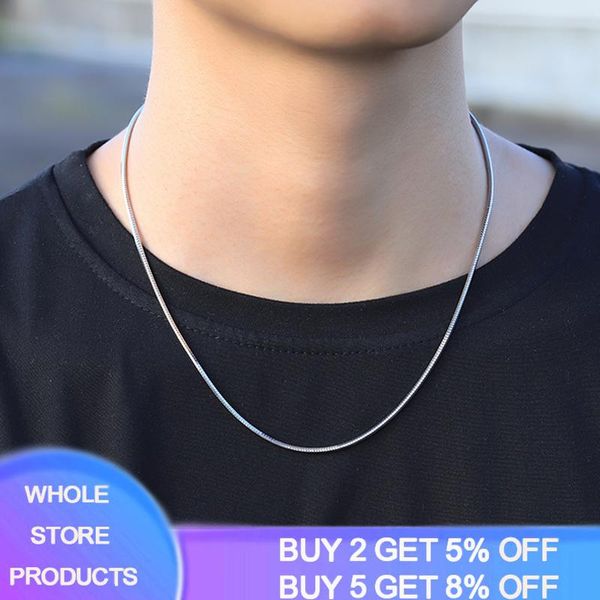 yanhui long 40-80cm (16-28inch) silver 925 chains necklaces 1mm snake chokers necklaces women accessories silver 925 jewelry
yanhui long 40-80cm (16-28inch) silver 925 chains necklaces 1mm snake chokers necklaces women accessories silver 925 jewelry
