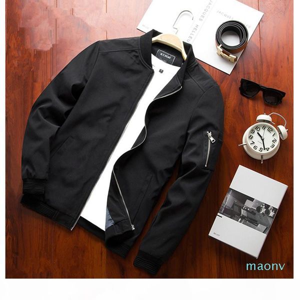 man 2020 clothing male casual outwear coat slim windbreaker jacket mens bomber piolt jacket xm01, Black;brown
man 2020 clothing male casual outwear coat slim windbreaker jacket mens bomber piolt jacket xm01, Black;brown