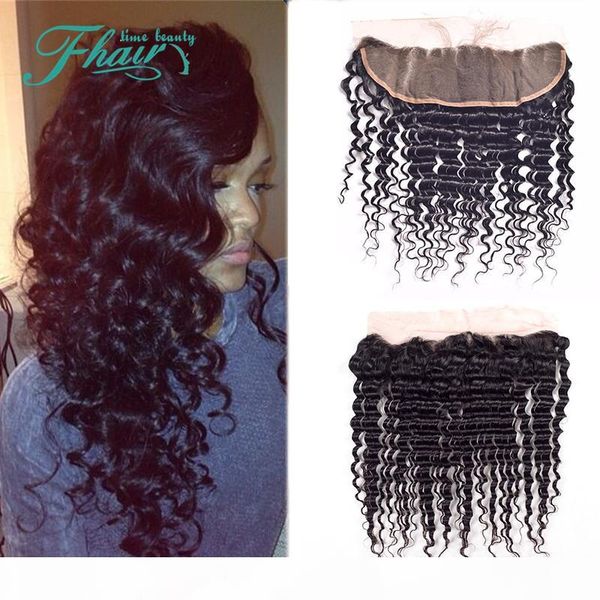 13x4 lace frontal closure 8a grade peruvian ear to ear deep wave frontal closure 8"-24"inch length hair cheap, Black;brown 
13x4 lace frontal closure 8a grade peruvian ear to ear deep wave frontal closure 8"-24"inch length hair cheap, Black;brown
