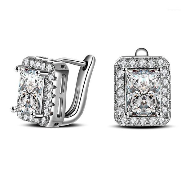 square crystal white gold color women wedding hoop earrings jewelry cubic zirconia engagement earring lady1, Golden
square crystal white gold color women wedding hoop earrings jewelry cubic zirconia engagement earring lady1, Golden