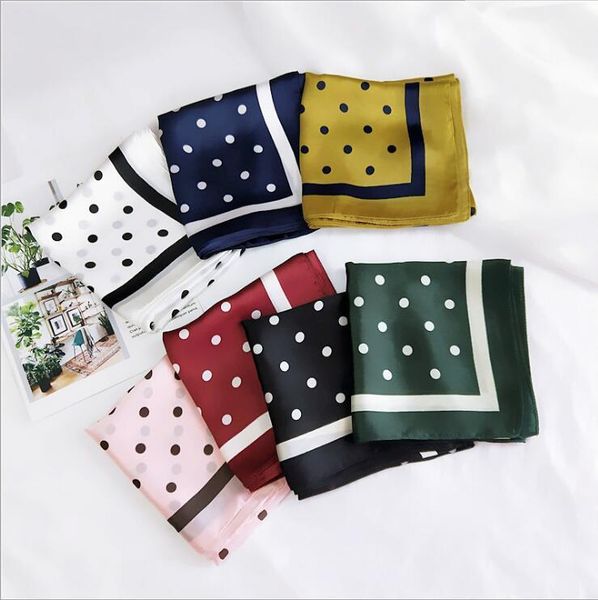 scarves 2021 spain silk scarf women loop dot square shawls and wraps small neckerchief hair tie neck hijabs foulard 70*70cm, Blue;gray
scarves 2021 spain silk scarf women loop dot square shawls and wraps small neckerchief hair tie neck hijabs foulard 70*70cm, Blue;gray