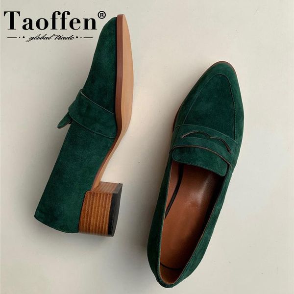taoffen new women pumps real leather square heel women shoes fashion cool shoes vacation footwear size 35-39, Black
taoffen new women pumps real leather square heel women shoes fashion cool shoes vacation footwear size 35-39, Black