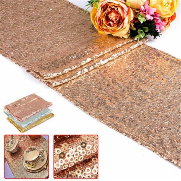 table cloth xmas glitter rose gold sequin runner sparkly wedding party decor 30x275cm home cover fdh
table cloth xmas glitter rose gold sequin runner sparkly wedding party decor 30x275cm home cover fdh