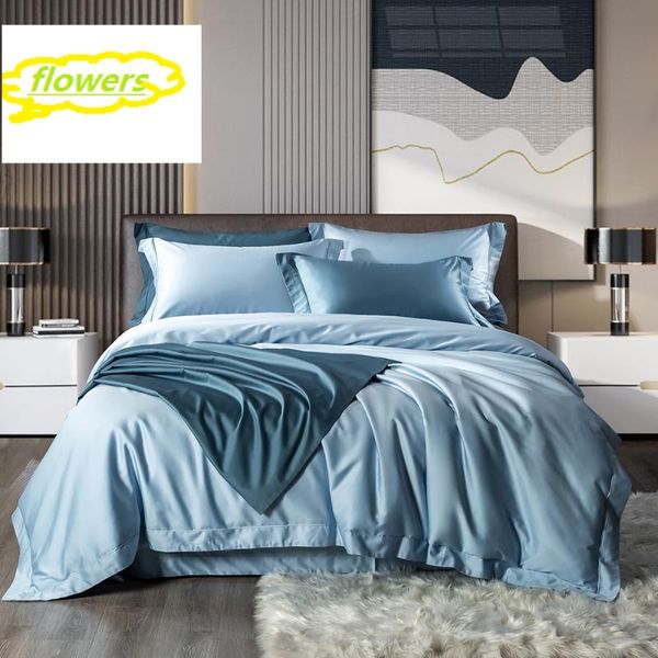 SRF Luxury Blue100% Egyptian Cotton Bedding Set 5 Star Hotel King Duvet Cover Set Flat Sheet Pillowcase Bed Linen
SRF Luxury Blue100% Egyptian Cotton Bedding Set 5 Star Hotel King Duvet Cover Set Flat Sheet Pillowcase Bed Linen