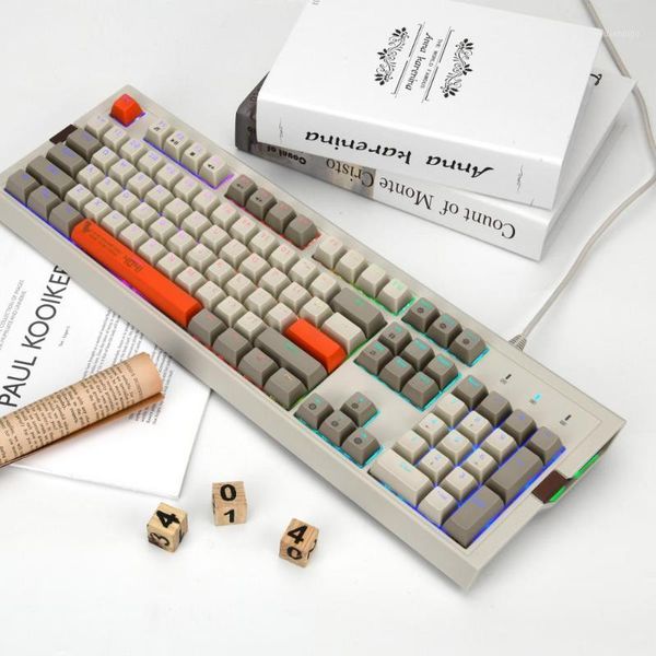 retro mechanical keyboard two-color sa ball cap pbt keyboard gaming green black axis rgb lighting mechanical1
retro mechanical keyboard two-color sa ball cap pbt keyboard gaming green black axis rgb lighting mechanical1