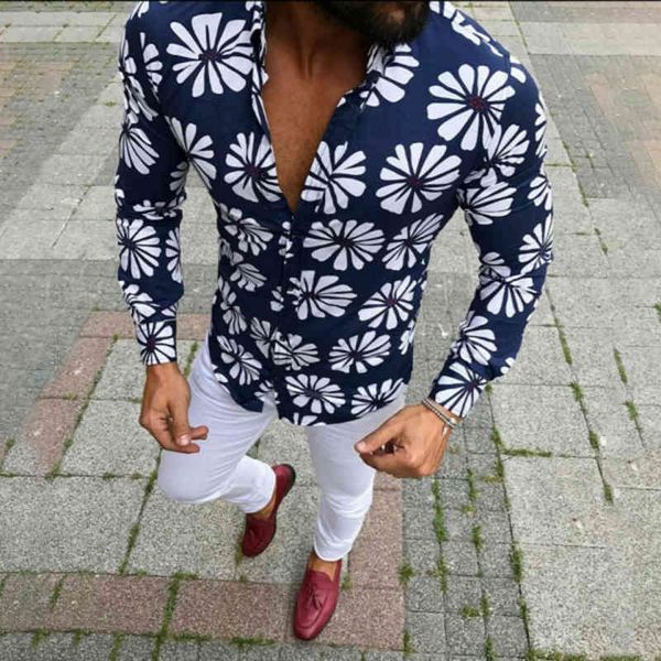 Men's Casual Shirts fashion long sleeve retro floral dresses men's casual printed color shirt trend BLOUSE 4EHX, White;black
Men's Casual Shirts fashion long sleeve retro floral dresses men's casual printed color shirt trend BLOUSE 4EHX, White;black