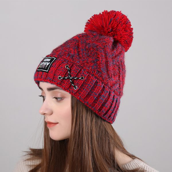 new woolen hat winter curled edge plus velvet knitted warm outdoor beanie hat woman luxurys designers woman designers hats 2020 pom pom hat, Blue;gray
new woolen hat winter curled edge plus velvet knitted warm outdoor beanie hat woman luxurys designers woman designers hats 2020 pom pom hat, Blue;gray