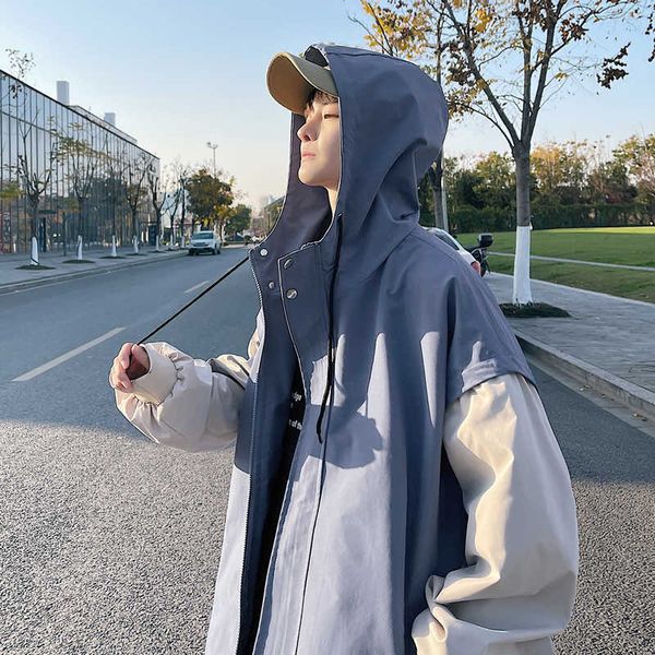 2021 spring new jacket men's season loose multi pocket youth frock coat, Black;brown
2021 spring new jacket men's season loose multi pocket youth frock coat, Black;brown