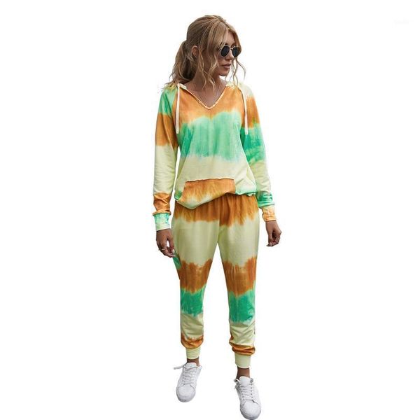 women's loose autumn and winter sport suit long sleeve casual hooded tie-dye two piece suit fitness running sportwear suits1, White;black
women's loose autumn and winter sport suit long sleeve casual hooded tie-dye two piece suit fitness running sportwear suits1, White;black