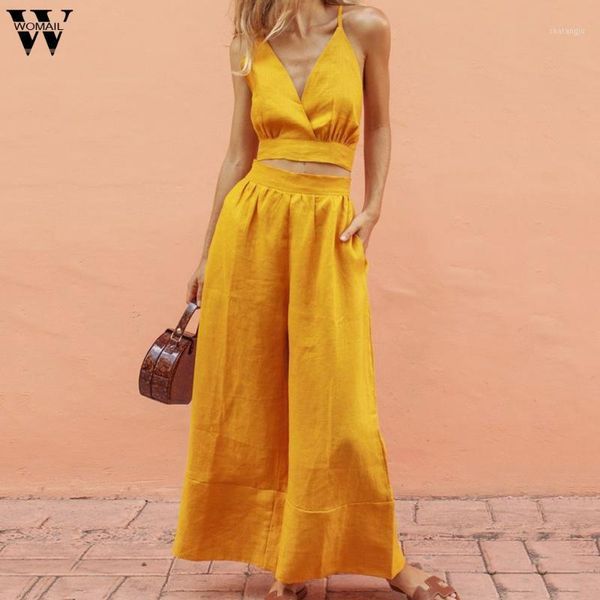 womail women tracksuit summer female two pieces sleeveless shirt +long pant set 2pcs set yellow women suit fashion j7111, White
womail women tracksuit summer female two pieces sleeveless shirt +long pant set 2pcs set yellow women suit fashion j7111, White