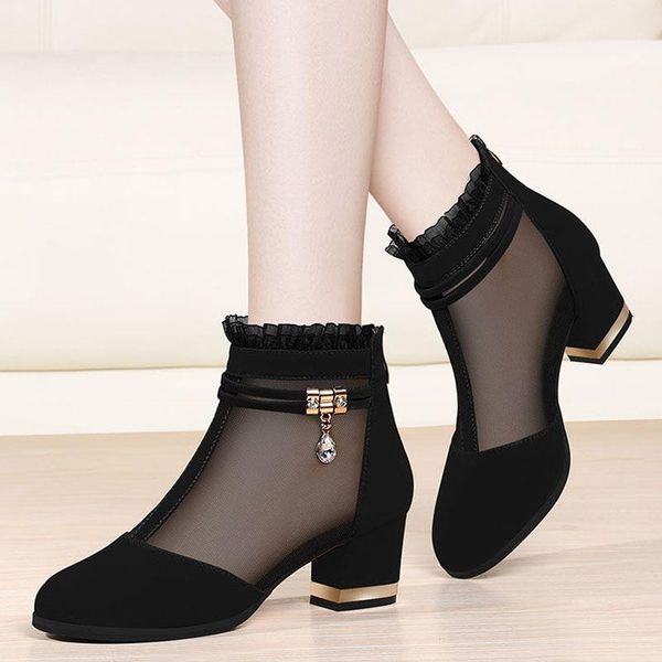 summer mesh peep toe sandals heels single shoes women shoes in europe america 2020 spring summer pumps gauze mujer1, Black
summer mesh peep toe sandals heels single shoes women shoes in europe america 2020 spring summer pumps gauze mujer1, Black