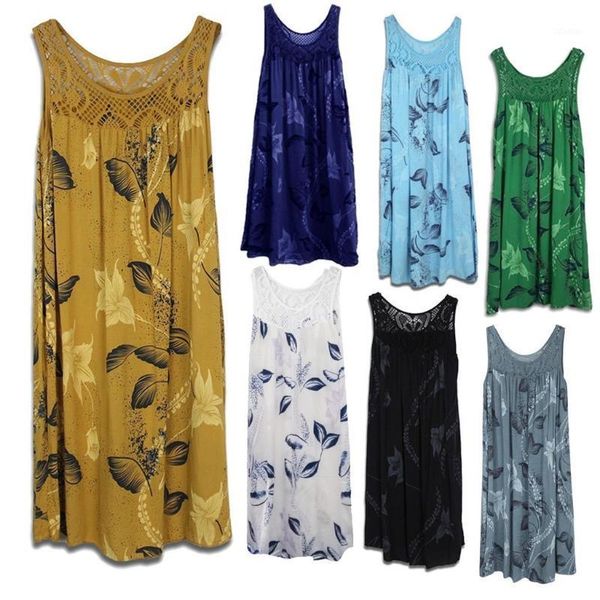 casual dresses o neck sleeveless flower print lace stitching loose fashion women dress elegant vestidos ladies clothes plus size1, Black;gray
casual dresses o neck sleeveless flower print lace stitching loose fashion women dress elegant vestidos ladies clothes plus size1, Black;gray