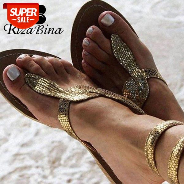 rizabina women flats sandals 2021 new summer snake ankle strap gladiator sandals bling gold beach flat shoes women size 35-43 #v85n, Black
rizabina women flats sandals 2021 new summer snake ankle strap gladiator sandals bling gold beach flat shoes women size 35-43 #v85n, Black