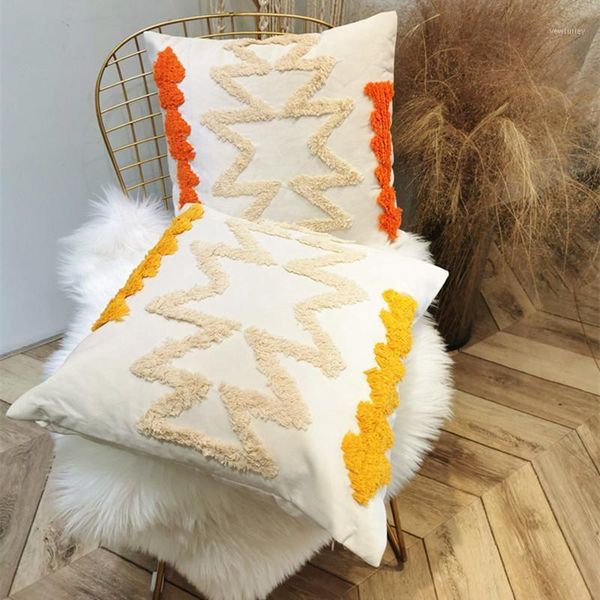 cushion/decorative pillow orange grey morocco geometric embroidery cover yellow dot wave cushion decorative case sham 45x45cm1
cushion/decorative pillow orange grey morocco geometric embroidery cover yellow dot wave cushion decorative case sham 45x45cm1