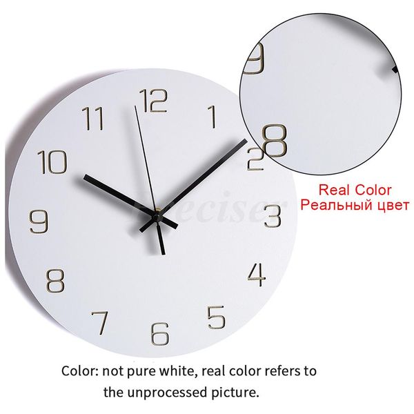 12 inch creative wood wall clock modern design mute white decorative clock circular hanging wall clock watch home office decor q wmthlm
12 inch creative wood wall clock modern design mute white decorative clock circular hanging wall clock watch home office decor q wmthlm