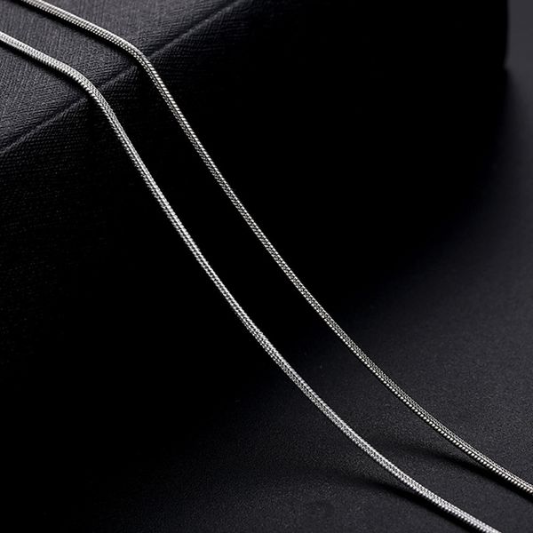 beauty100pcs/lot 925 sterling silver smooth snake chains necklace big size 26