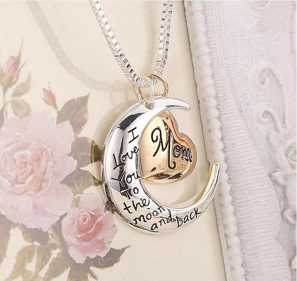 to heart i love you the moon and back mom pendant necklace mother day gift wholesale fashion jewelrygpdz
to heart i love you the moon and back mom pendant necklace mother day gift wholesale fashion jewelrygpdz