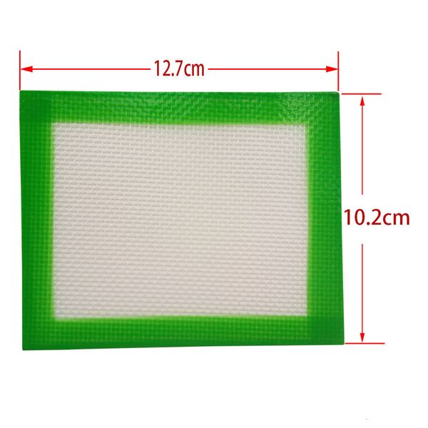 grade slick 102x127mmfda small non-stick approved oil food dab wax mat with silicone and fibreglass construction 
grade slick 102x127mmfda small non-stick approved oil food dab wax mat with silicone and fibreglass construction