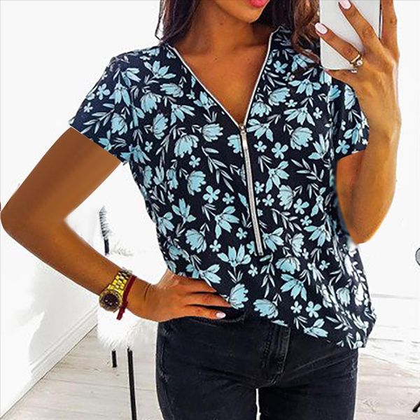 summer zipper blouse women shirt women short sleeve loose casual aesthetic blouse womens clothing drop shipping, White
summer zipper blouse women shirt women short sleeve loose casual aesthetic blouse womens clothing drop shipping, White