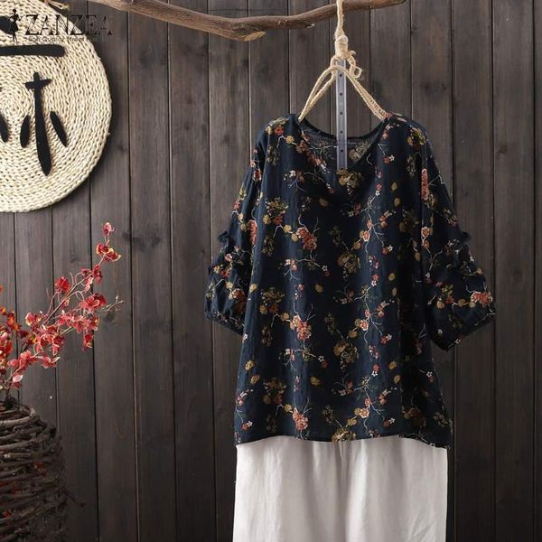 2021 summer o neck tunic zanzea women short sleeve blouse vintage casual floral printed shirt female blusas chemise robe, White
2021 summer o neck tunic zanzea women short sleeve blouse vintage casual floral printed shirt female blusas chemise robe, White