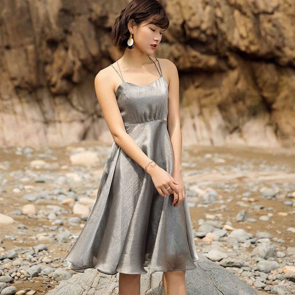 goddess dress thai open holiday back beach skirt seaside glittering sling, Black;gray
goddess dress thai open holiday back beach skirt seaside glittering sling, Black;gray