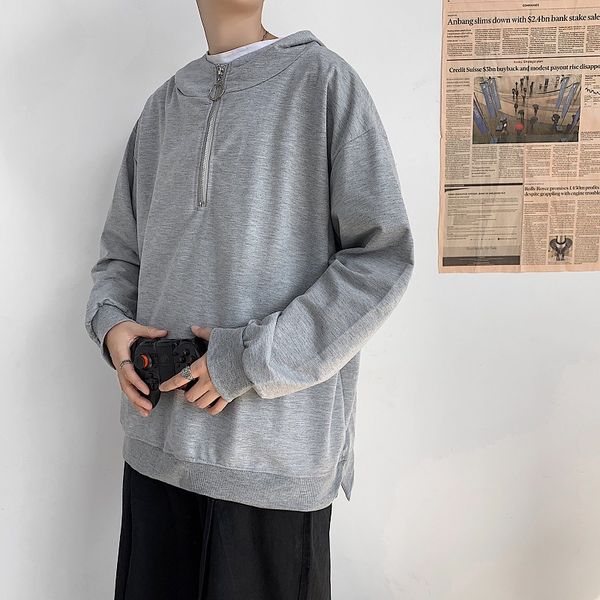 e-baihui 2021 spring and autumn ins thin , hooded zipper sweaters, men's loose and versatile casual outer wear 072815, Black
e-baihui 2021 spring and autumn ins thin , hooded zipper sweaters, men's loose and versatile casual outer wear 072815, Black
