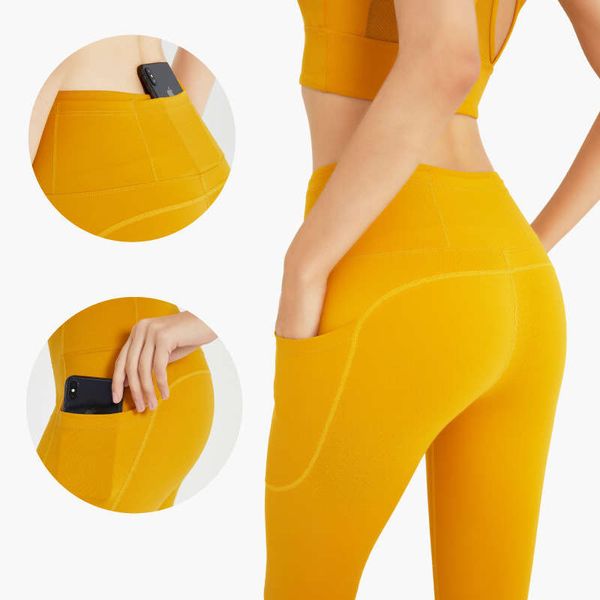 autumn and winter high waist pocket nude sanding yoga pants large running outdoor sports hip lifting tights, Gray
autumn and winter high waist pocket nude sanding yoga pants large running outdoor sports hip lifting tights, Gray