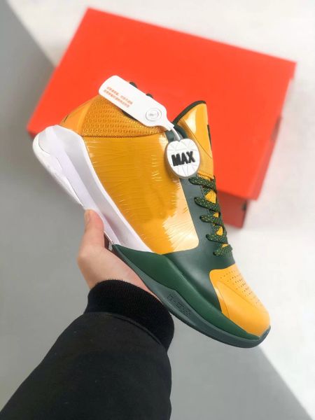 black mamba 5 v men basketball shoe rice school away yellow forest green white ftb mens sport shoes sneakers with box
black mamba 5 v men basketball shoe rice school away yellow forest green white ftb mens sport shoes sneakers with box