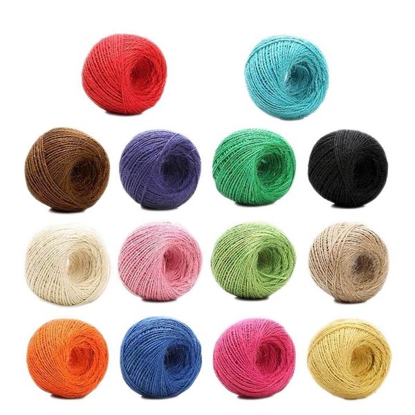 1148 feet (383 yards) 2mm 3 ply colourful natural jute twine - 14 roll jute string, twine string for artworks, diy crafts, gift, Black;white
1148 feet (383 yards) 2mm 3 ply colourful natural jute twine - 14 roll jute string, twine string for artworks, diy crafts, gift, Black;white