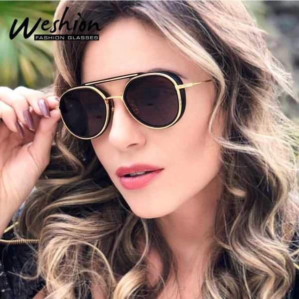 sunglasses steampunk women men brand designer round male goggles sun glasses female black eyeglasses lunette uv400, White;black
sunglasses steampunk women men brand designer round male goggles sun glasses female black eyeglasses lunette uv400, White;black
