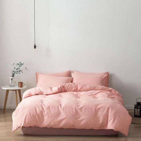 bedding sets cilected soft washed cotton set duvet cover solid color quilt pillowcase bed adults us size bedclothes
bedding sets cilected soft washed cotton set duvet cover solid color quilt pillowcase bed adults us size bedclothes