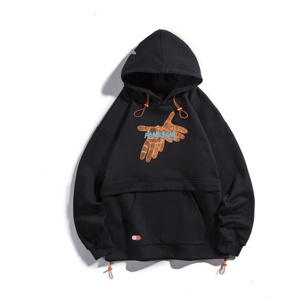 south summer disguise winter 2020 new hooded jacket street trend mesh two hand printed sweater man, Black
south summer disguise winter 2020 new hooded jacket street trend mesh two hand printed sweater man, Black