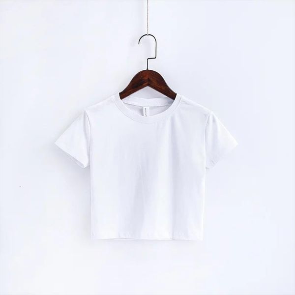 2021 selling blank round neck women crop t shirt drop shipping good quality, White
2021 selling blank round neck women crop t shirt drop shipping good quality, White