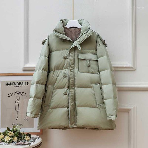 loose medium long coat warm snow outwear parkas women new yellow winter hooded sweet jacket 90% duck down clothing length style1, Black
loose medium long coat warm snow outwear parkas women new yellow winter hooded sweet jacket 90% duck down clothing length style1, Black