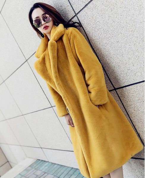 women's fur & faux european and american style 2021 winter imitation coat women mid-length loose thick plush nmb, Black
women's fur & faux european and american style 2021 winter imitation coat women mid-length loose thick plush nmb, Black