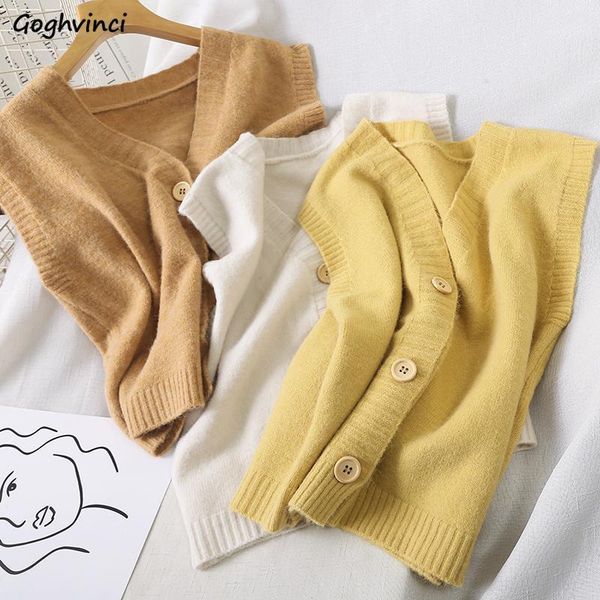 sweater vest women single breasted solid knitted all-match elegant simple fashion womens vests sleeveless casual chic korean ins1, Black;white
sweater vest women single breasted solid knitted all-match elegant simple fashion womens vests sleeveless casual chic korean ins1, Black;white