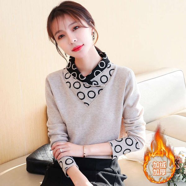 vip2020 new knitted bottoming shirt women's winter clothes spring autumn foreign style, wear sweater inside and, White;black
vip2020 new knitted bottoming shirt women's winter clothes spring autumn foreign style, wear sweater inside and, White;black
